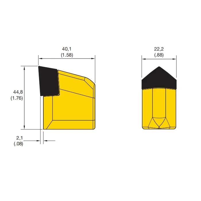 Backreamer Weld-On Carbide Tipped Teeth for HDD Foundation Drilling Tools/Carbide Bullet Tooth Holder / HDD Tooth Holder