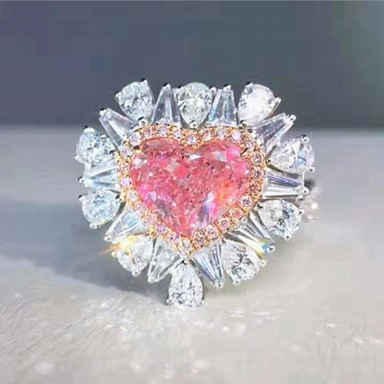 Sgarit Perhiasan Cincin Berlian Hati Gia Pernikahan Berlian Cincin Bentuk Hati 2 01ct Alami Merah Muda Berlian Cincin Perhiasan Buy Berlian Alami Berlian Merah Muda Perhiasan Berlian Product On Alibaba Com