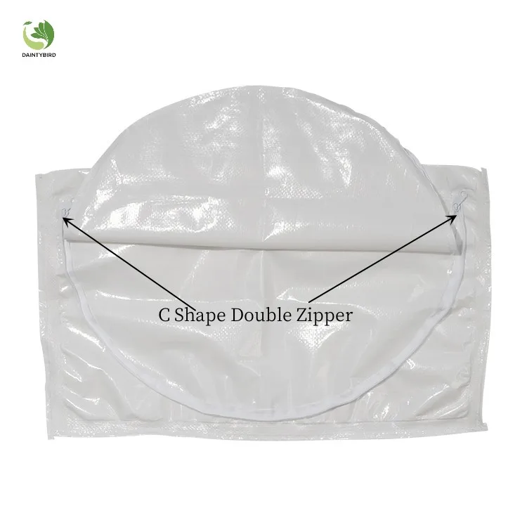 Funeral Supplies Wholesale Woven Coated With Pe Waterproof Zipper