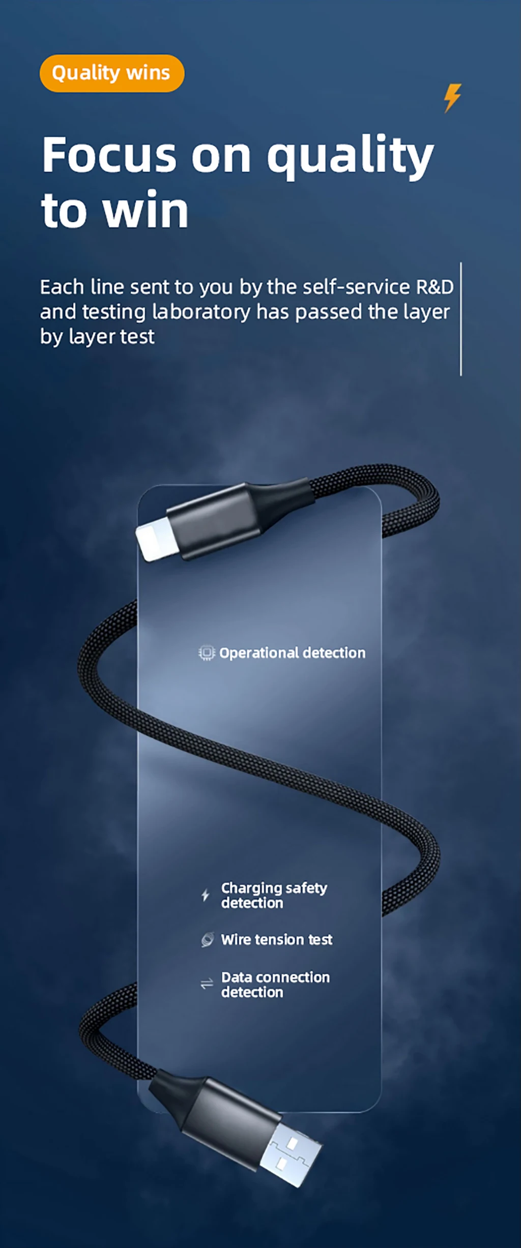 Lightning Cable High Quality Fast Charger Power Adapter Connector