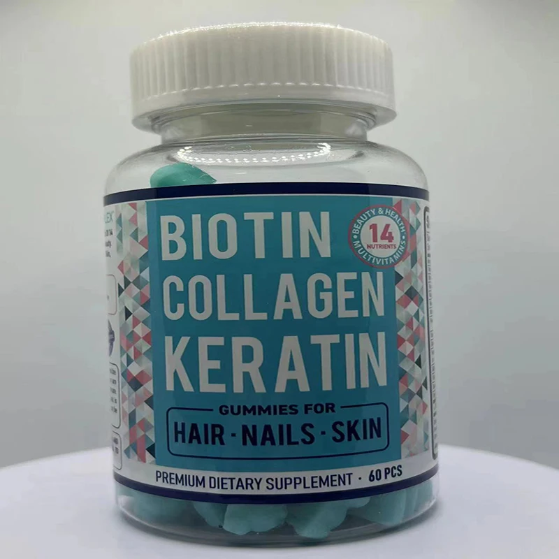 OEM Private Label Gluta Skin Gummies Whitening Glow Brightening Acne Marks Light Spot Collagen Adults