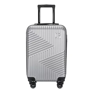 3 Piece Expandable ABS Hardshell Luggage Set 20/24/28 Inch Unisex Grey Green Spinner Wheel Suitcase TSA Lock Aluminum Business