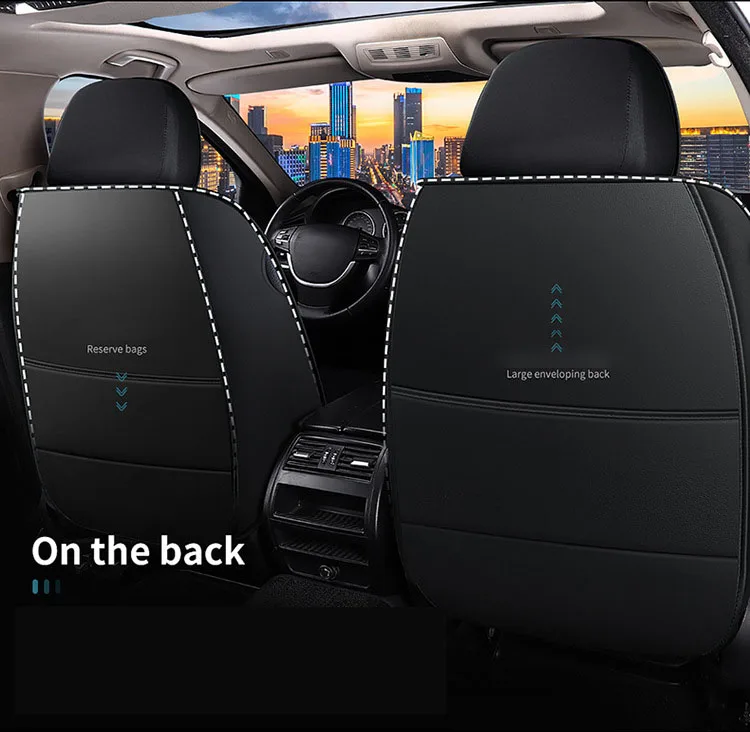 2023 New Car Interior Accessories Sport Leather Car Seat Covers Cushion