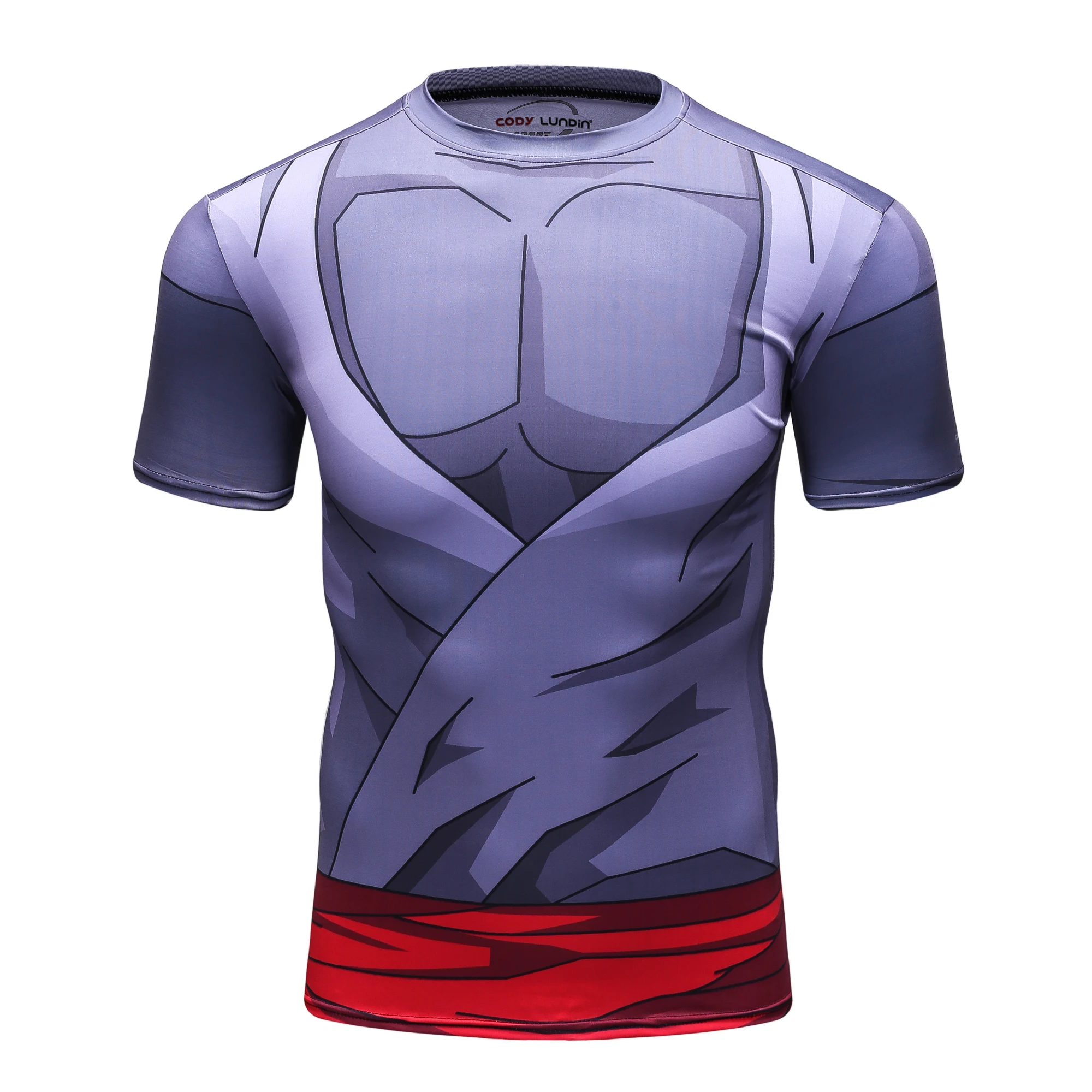 Cody Lundin Super Saiyan Goku Vegeta Printed T Shirt Skin Workout  Compression Fitness Wear