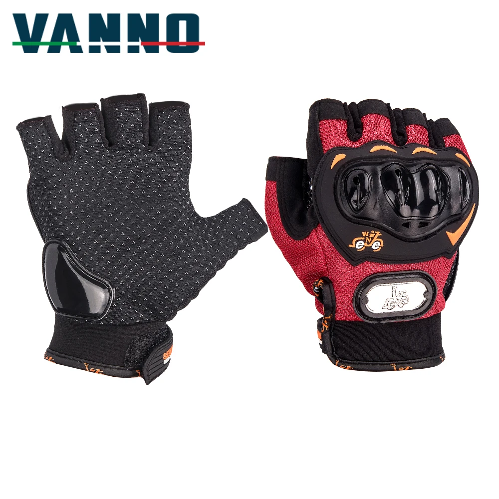 Source VANNO-guantes de Motocicleta sin dedos, de dedo on m.alibaba.com
