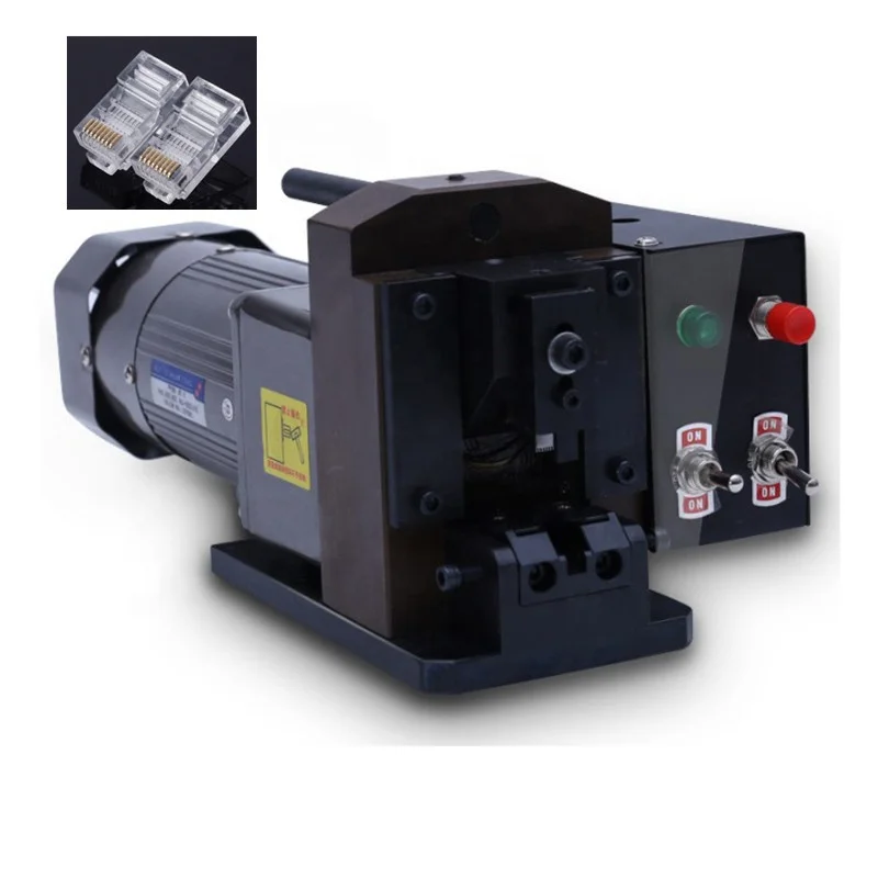 Network Plug Connector Crimping Machine Automatic Crimp RJ45 Connector Press Machine
