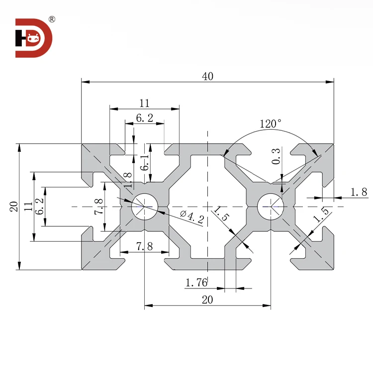 product industrial extruded aluminum profiles 2040v groove assembly line workbench equipment aluminum alloy frame-3