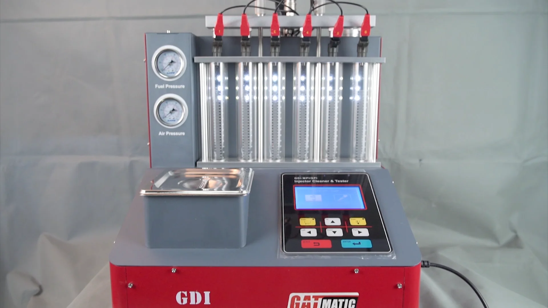 Car Ultrasonic Injector Cleaning Machines 6 Cylinder Fuel Gdi Petrol