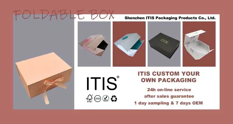 product custom cardboard packaging gift paper magnetic foldable box-0