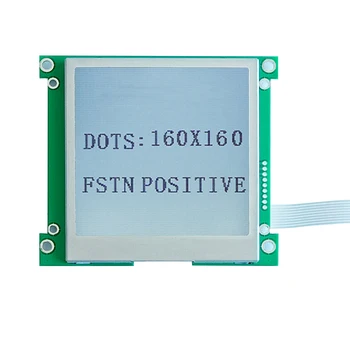WK-FHG160160-50 Monochrome LCD Display 160160 Dot Matrix FSTN(Positive) Mode Low Power Consumption Fast Response 160160 Mostrar