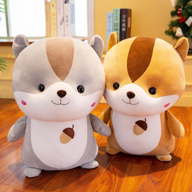 Factory Direct Sale Soft Squirrel Doll Plush Toy Cute Cute Hamster Children Gift Buy Squirrel Hamster Doll Plush Toy X Hamster For Chrismas Gift Cute Cheap Gifts Middle Child Gifts Birthday Gift