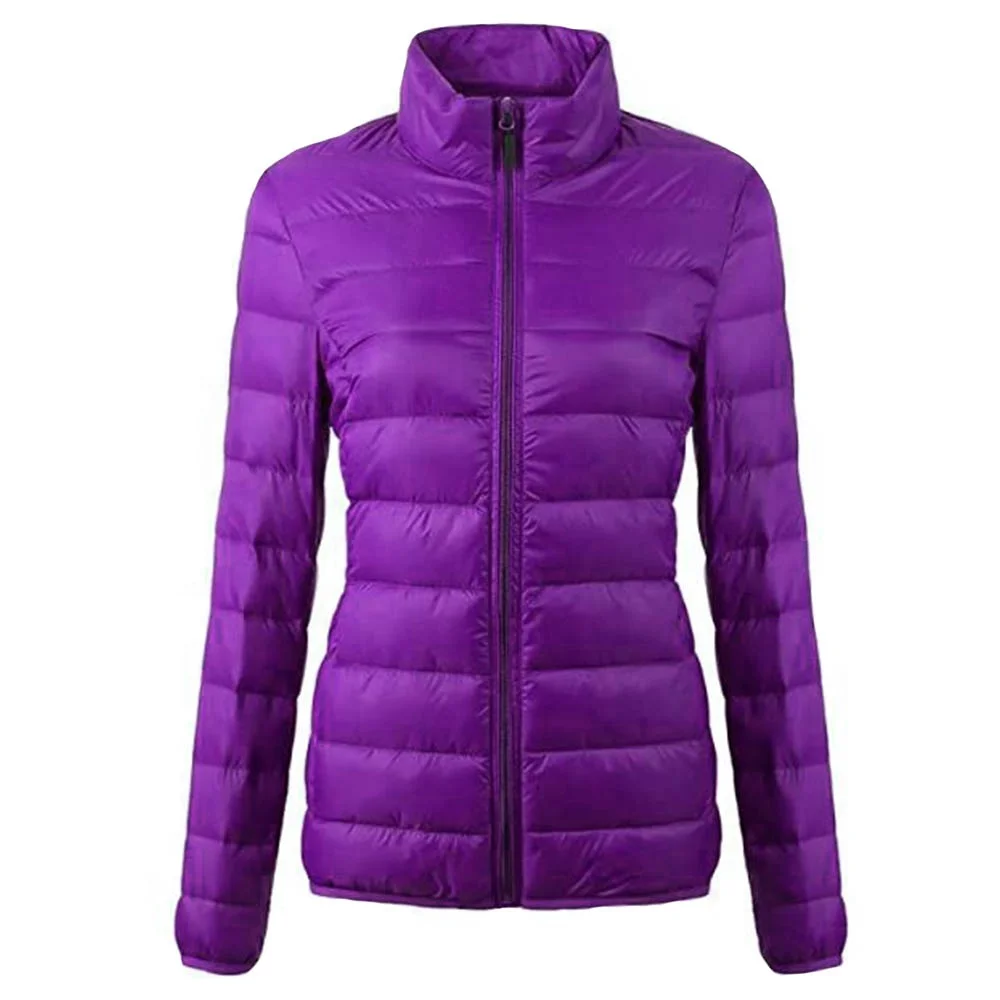 Oem Women's Puffer Jacket Women Puff Quilted Bubble Jacket Winter Coat