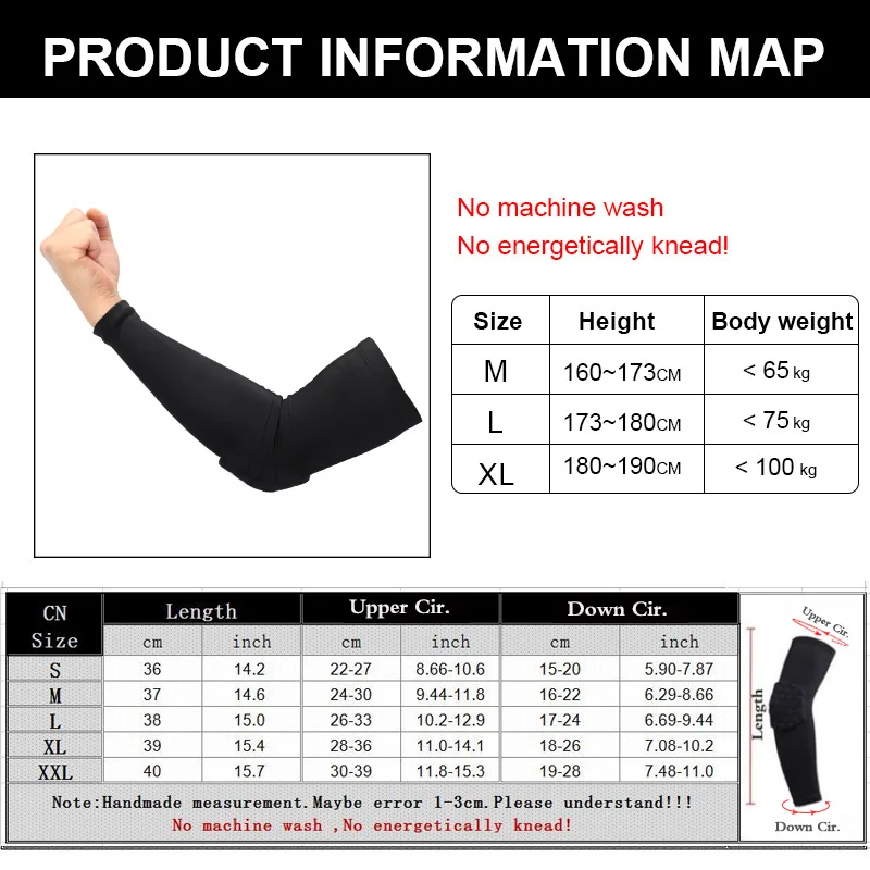 Wholesale Price Arm Sleeve Armband Elbow Support Basketball Arm Sleeve