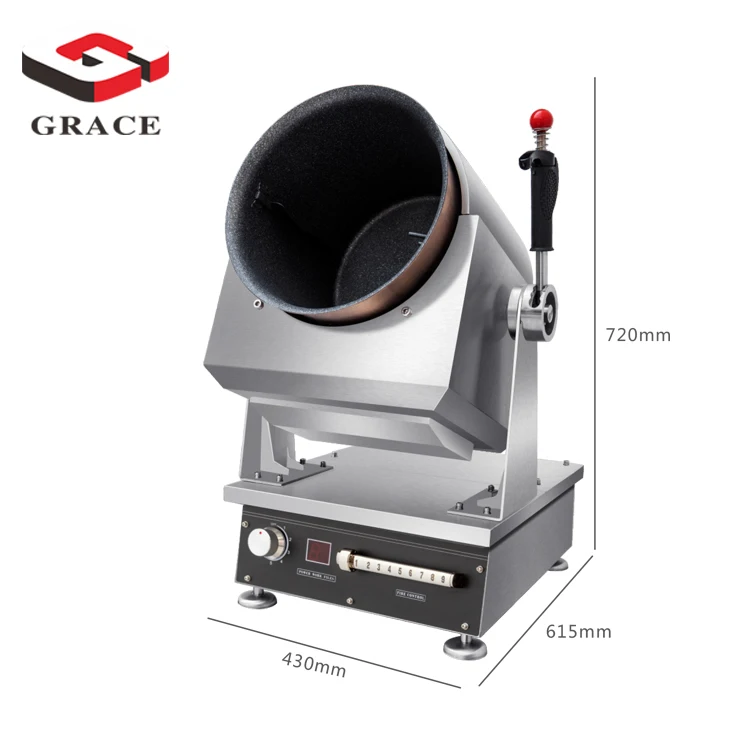360 Degree Rotation Restaurant Automatic Stir Fry Robot Intelligent Kitchen Machine for Fried Rice for Commercial Use