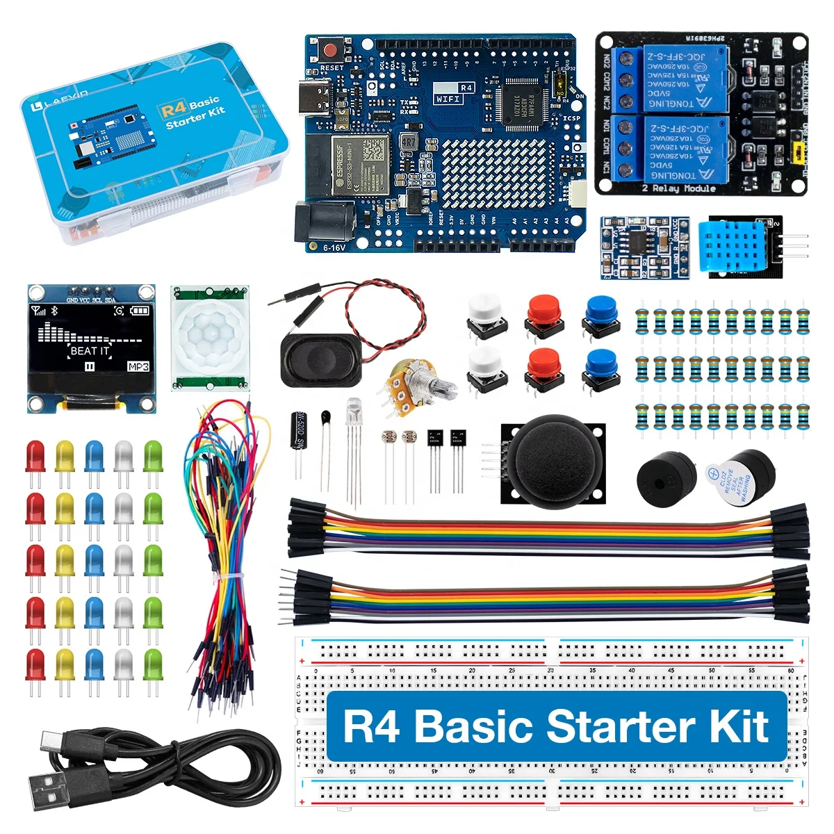 Lafvin Electronic Components Module Kit Basic Complete Diy Starter Kit ...