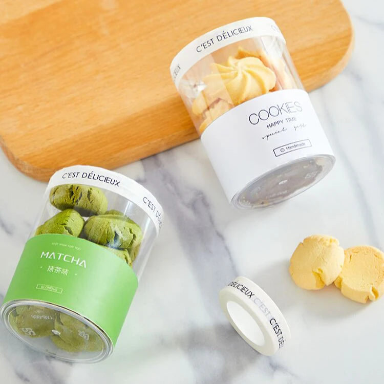 Food Container Transparent Biscuit Cookies Box Packaging Plastic Cookie Box Packaging Cookie Boxes with clear Lid