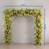 2.4m*2.4m square single side flowers with stand