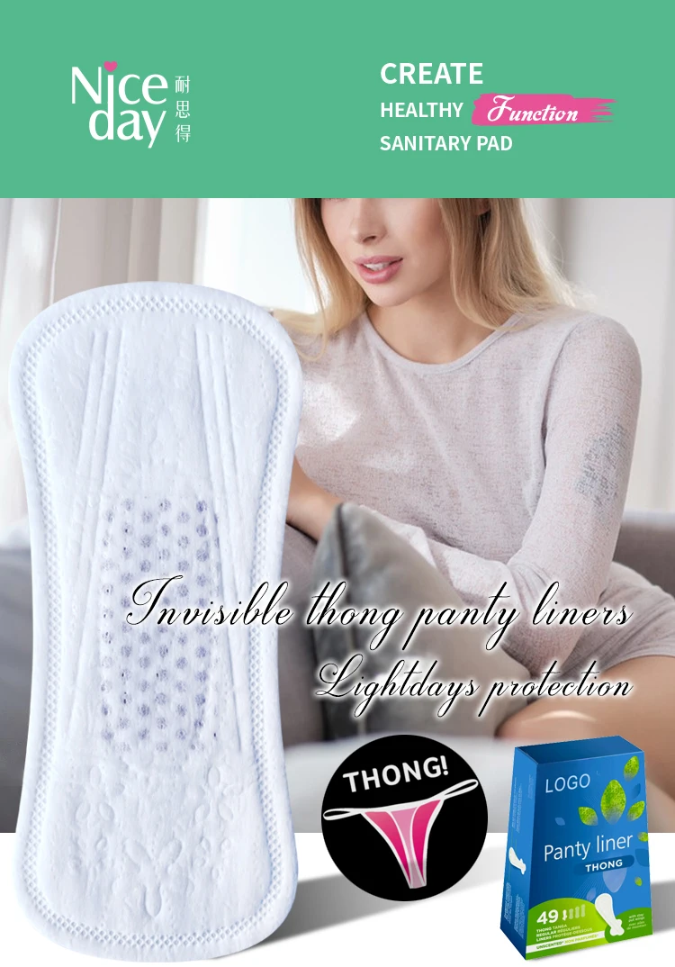 Security Lightdays Fragrance Free Panty Liners Uniquely Thong Panty