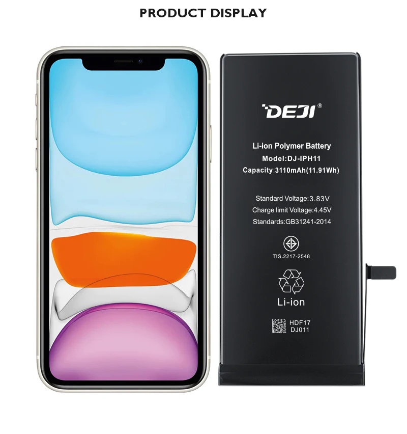 Digital Batteries for iphone 6 6s 7 8 Plus X Xs Max 11 12 13 Pro Max Battery Wholesale Mobile Phone Battery for iphone