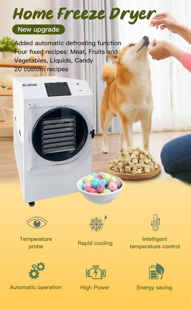 product-1-1 20kg/batch Coffee Fruit Freeze Dried Vacuum Dryer Lyophilizer Home Freeze Drying Machine Food Processing Australia Hot Sale