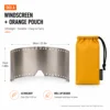Grey  Titanium Roll Windscreen+Mesh Bag