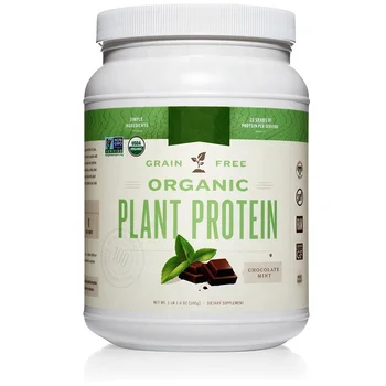 Organic Plant Protein Chocolate Flavor Best Tasting Vegan Protein Powder Complete Plant Based Protein