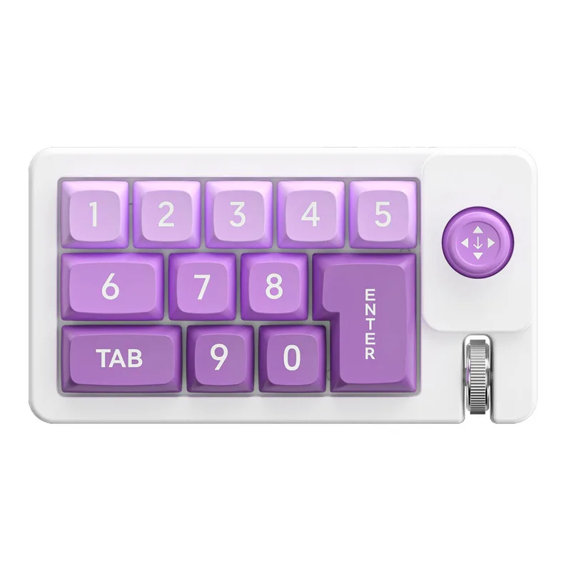K810 Mini Mechanical Keyboard Wired Keypad 12 Keys Macro Definition Customized Keypad RGB Numeric Keypads