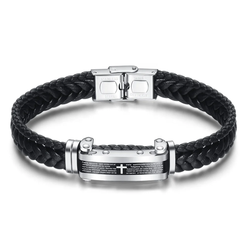 Fashion Unisex's Stainless Steel Cuff Clasp Bangle Bracelet Wristband Jewelry 