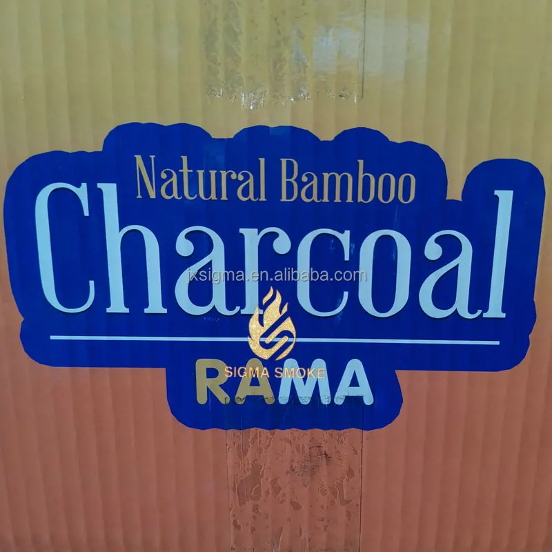 Sigma Excellent Grade Oem Carton Package Cube Iraq Panda Bamboo Shisha Hookah Charcoal