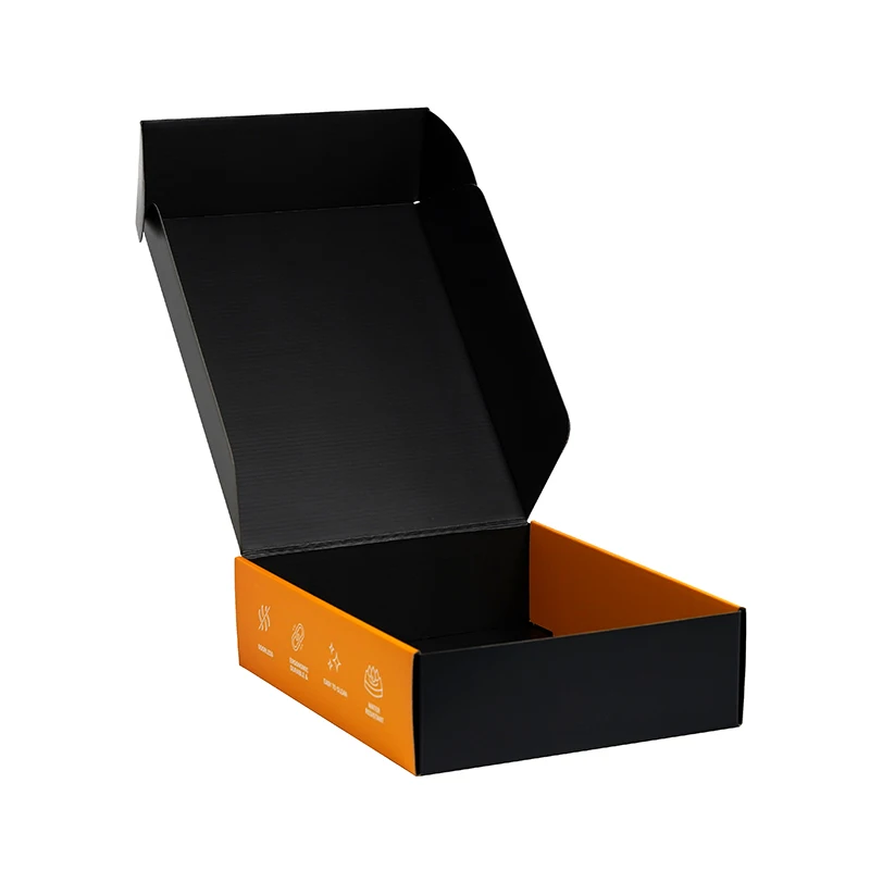 Biodegradable Mailer Box Custom Logo Size E Flute Corrugated Cardboard Packaging Carton Shipping Boxes for Clothing Photo Frame