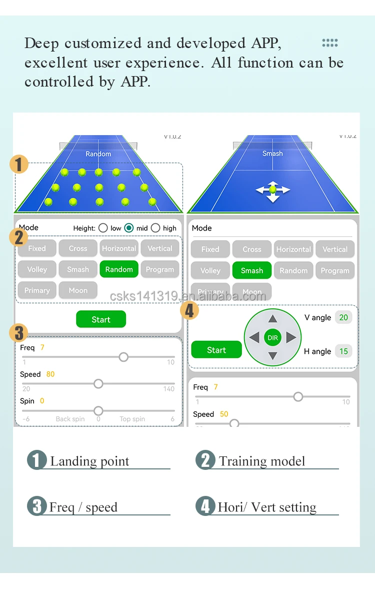 New Professional Throwing Machine Training Pickleball Machine App And Remote Control supplier