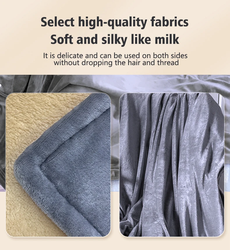 Electric Heating Blanket 110v 220v Body Warmer Flannel Electric Blanket