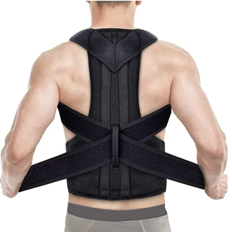Shoulder Postur Upper Device Spine Back Brace Posture Corrector Belt ...