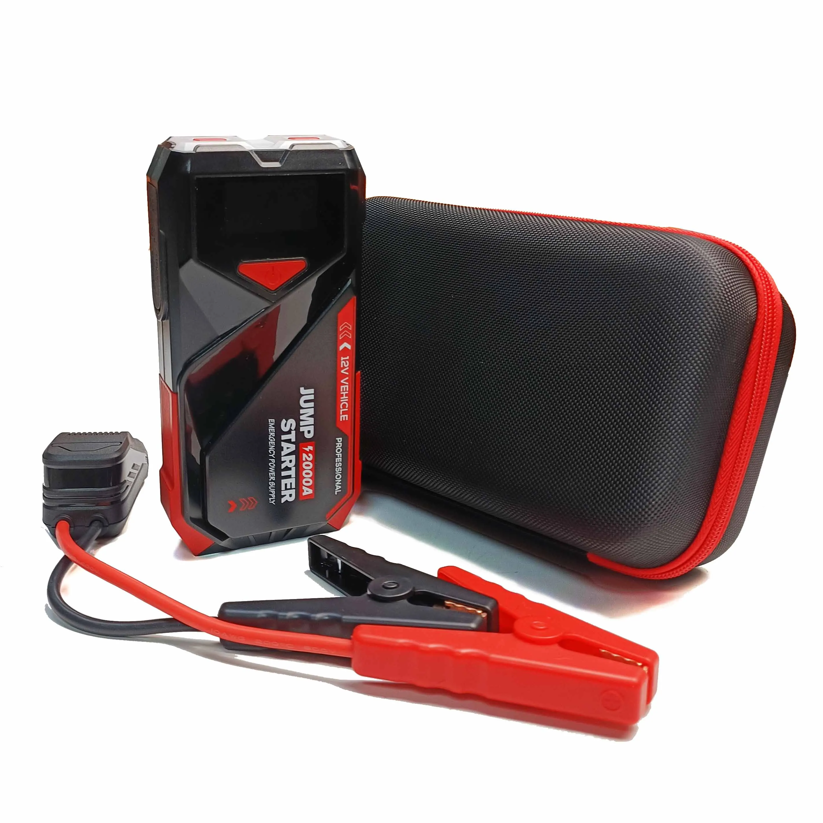 High-Power 10000mAh Car Jump Starter Multi-Function Portable Lithium Battery Power Bank with 2000A 45W Total Output