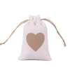 white with brown heart