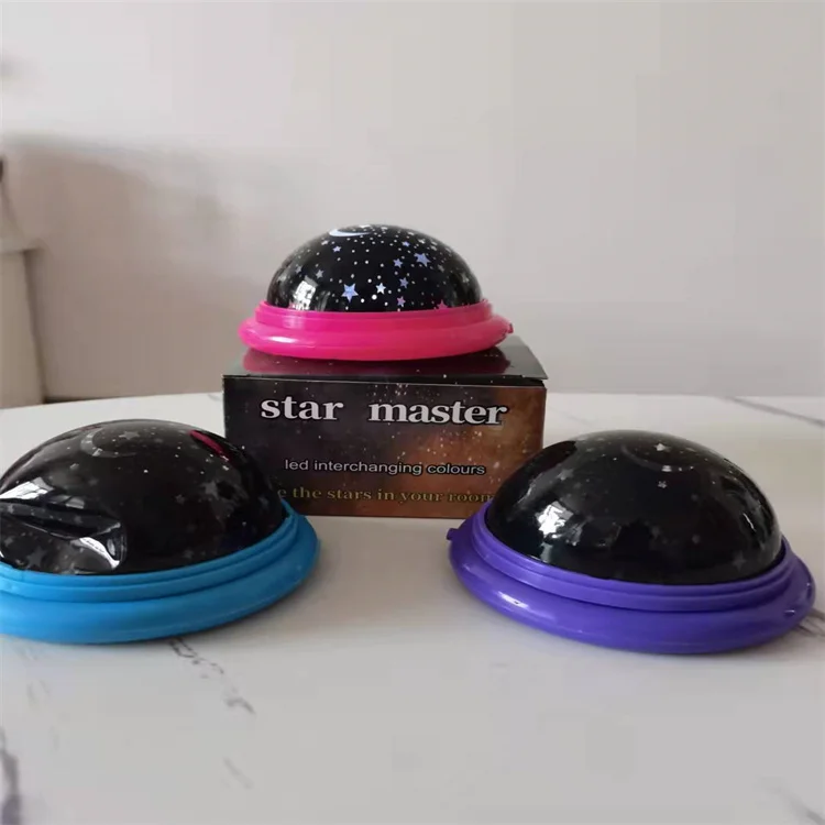 LED USB Night Light Projector Spin Starry Sky Star Master RGB Color Changing Star Lamp for Children Kids Baby