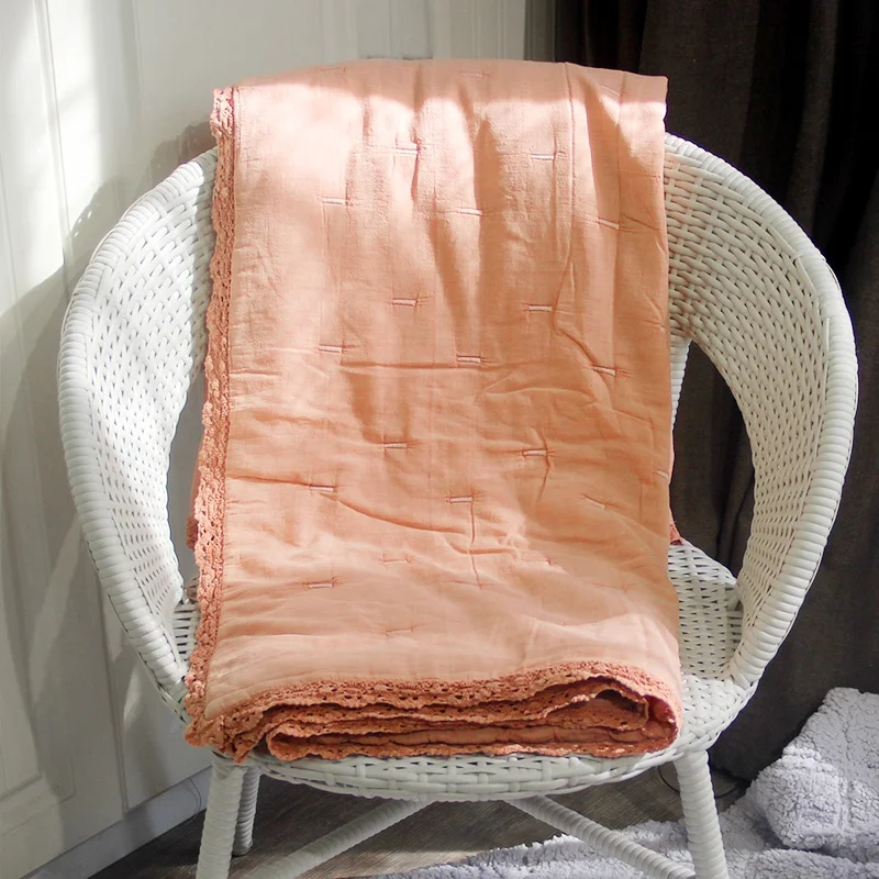 Classic Cross 100 Organic Cotton Muslin Blanket Adult Summer Woven