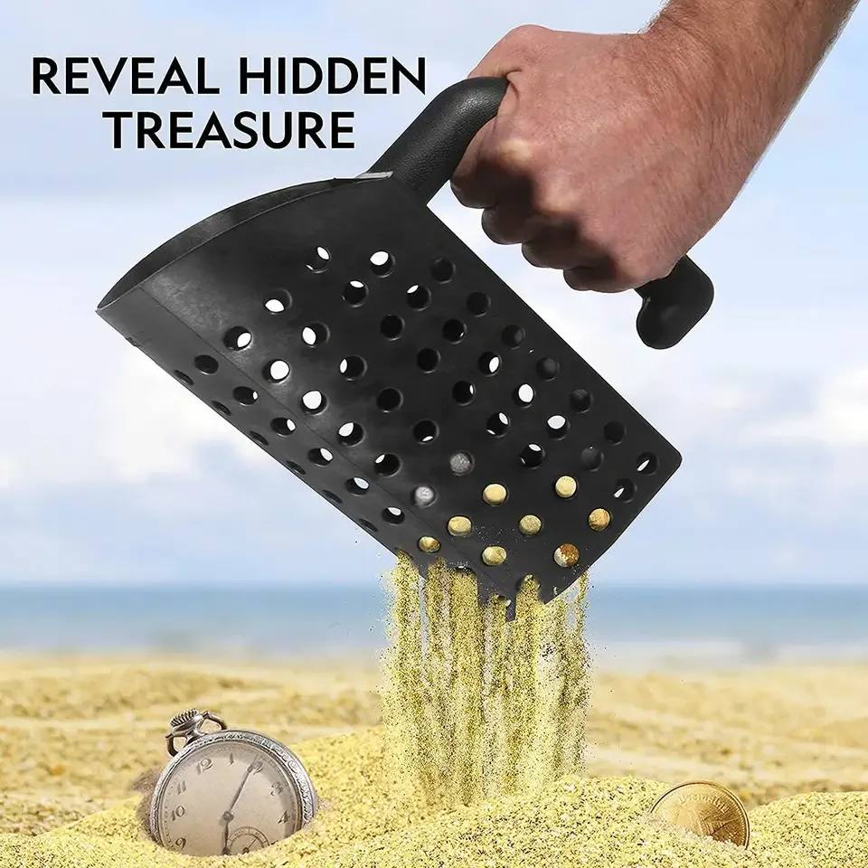 Pelle Tamis à Sable Pour Détection Métaux - Outil De Chasse Au Trésor | Portable Et Ergonomique