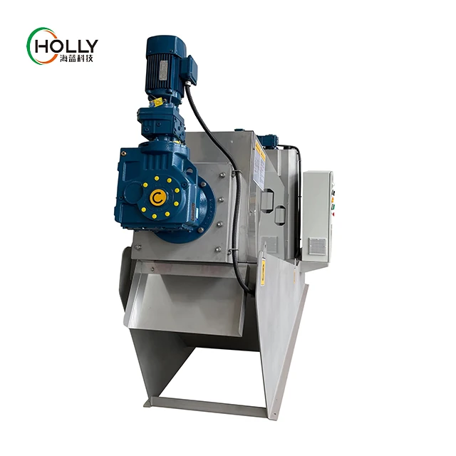 Biogas Slurry Sludge Dewatering Equipment Screw Press Machine