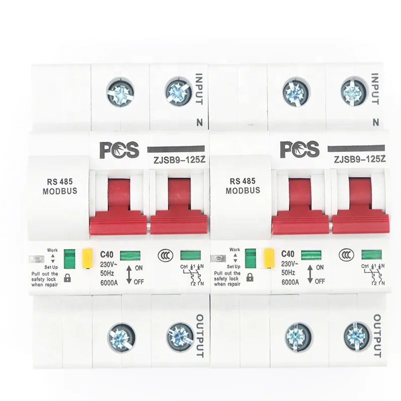 OEM RS485 Circuit Breaker Open Protocol Modbus RTU 2P 220VAC 63A