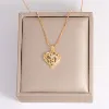 Collana con Pendente Placcato Oro 7