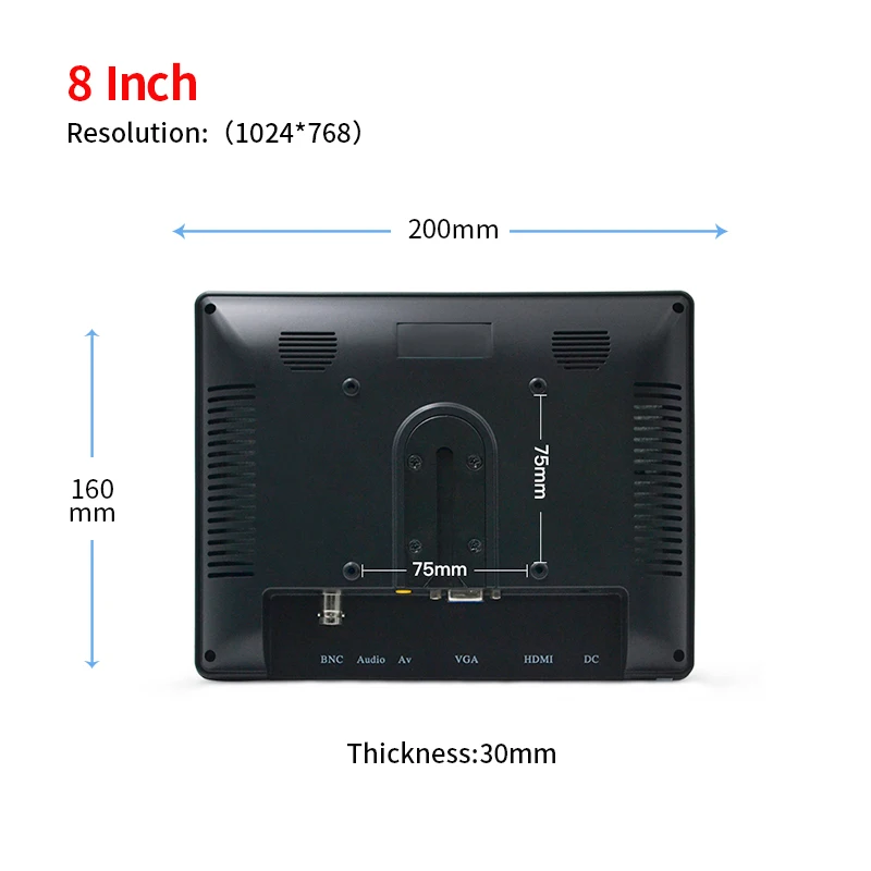 Custom Industrial IPS Touch Screen Monitors 10-23 Inch Capacitive Touchscreen LCD Display with Built-in Speaker for Desktop