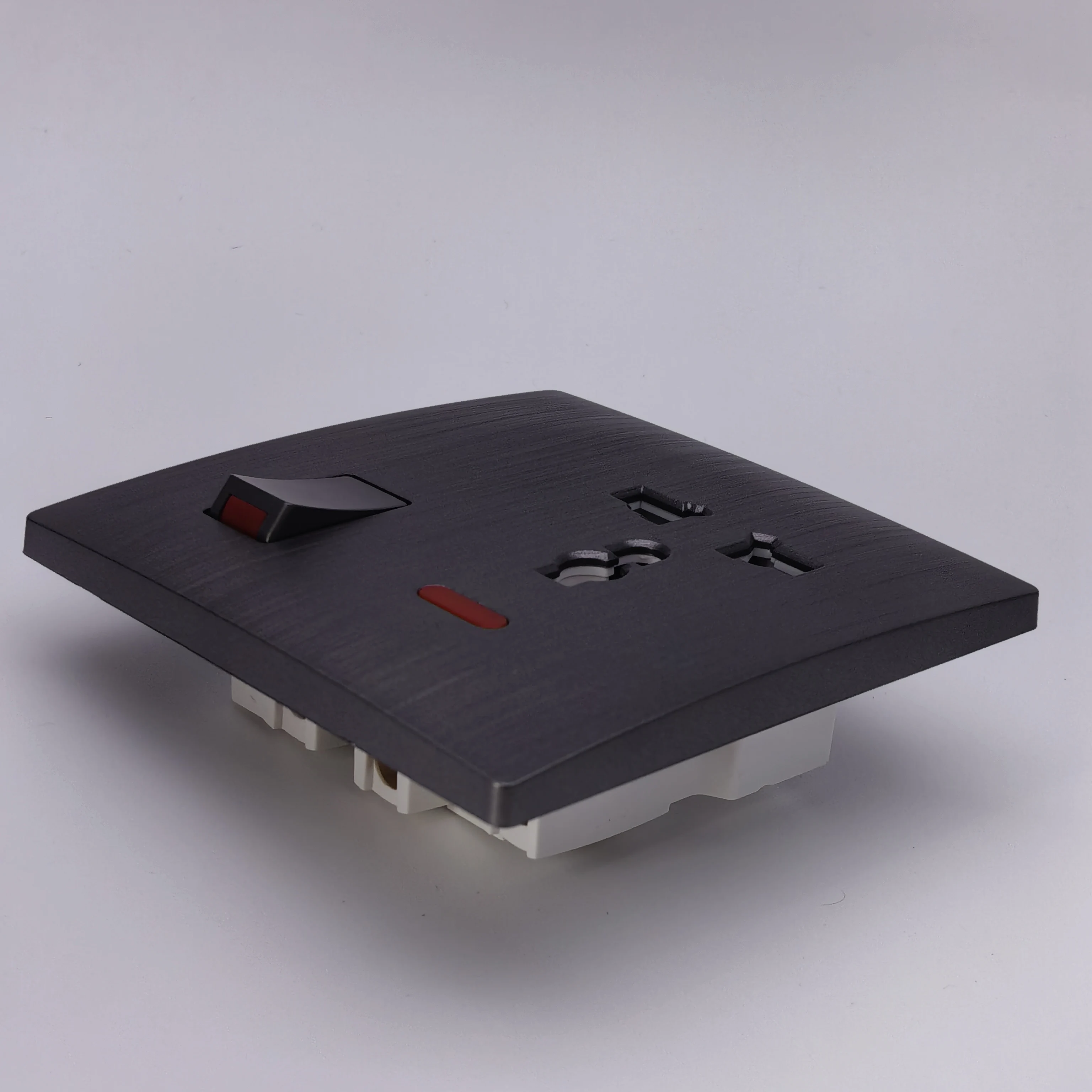 VNX Multi Wall Switch Socket With Light Indicator 3 Pin Universal Sockets and Switch