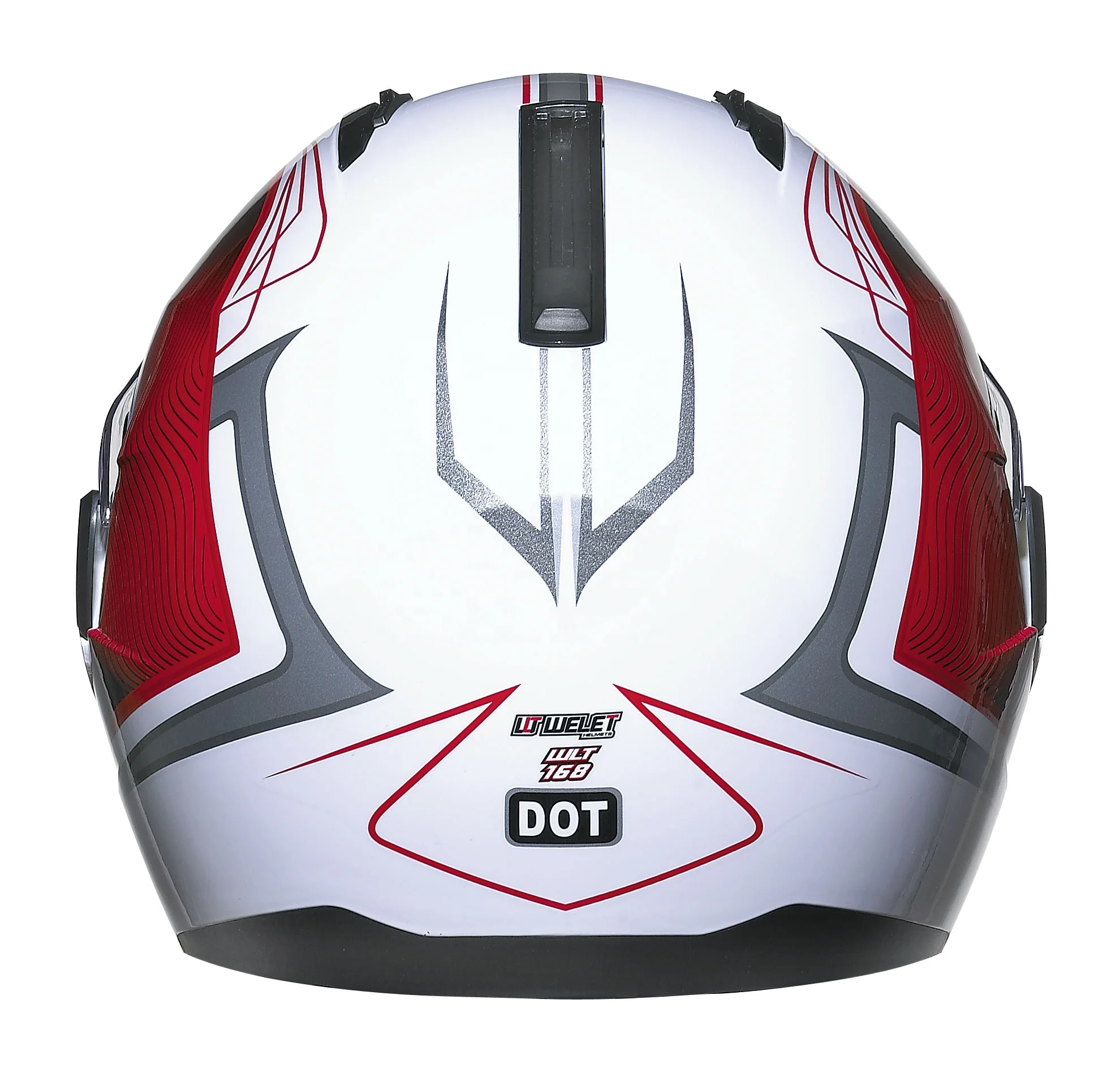 WLT-168 DOT Flip up Full Face Helmet - ABS Shell, Customizable