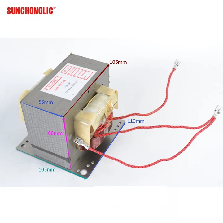 Sunchonglic 1000w  Transformer Large Volume Microwave Oven High Voltage Microwave Oven Transformer