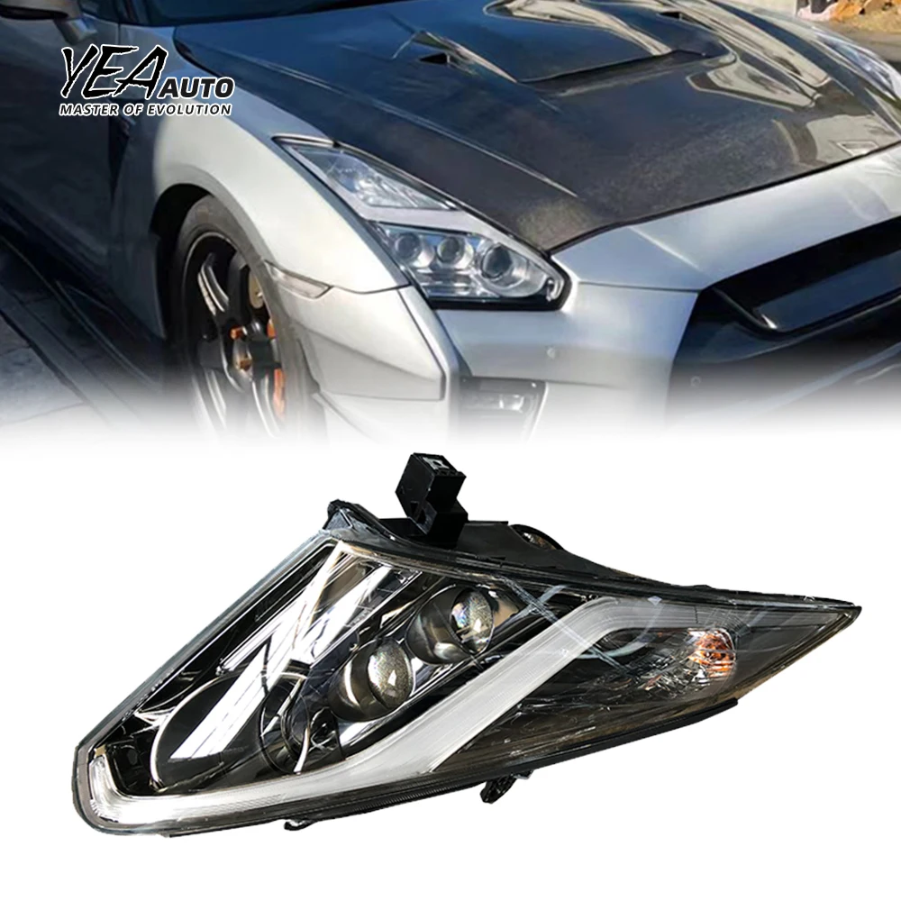 Head Light Led Headlights Car Head Light Headlamp for Nissan GTR R35 GT-R Front Lights 2007-2014 Plug and Play