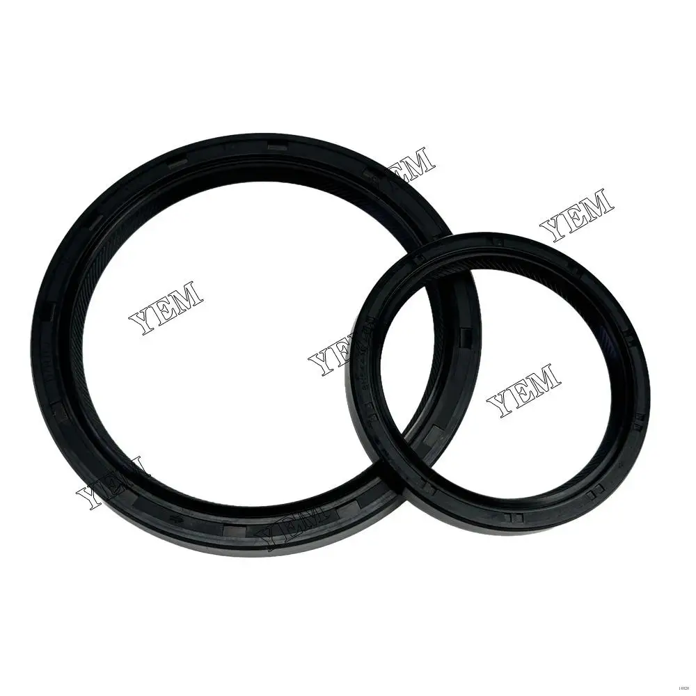 4DR7 Crankshaft Front Rear Oil Seal for Mitsubishi Tractor Excavator Mowers Engine Repair Parts for Mitsubishi Crankshaft Seal