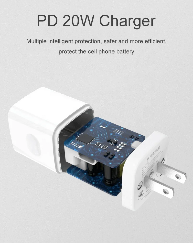 Pd 20w зарядное устройство 20w Us Usb зарядное устройство US EU UK мини супер быстрое PD 20W адаптер USB Type C зарядное устройство