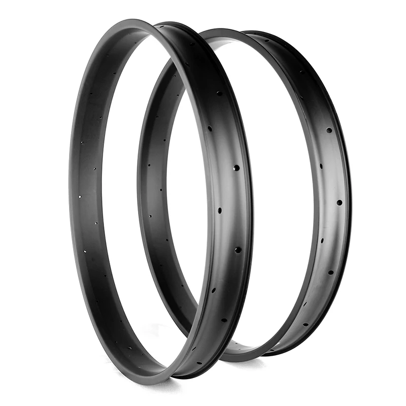Fatbike Carbon Rims 26 Inch Bicycle Rims Double Wall 65mm Wide 26er For