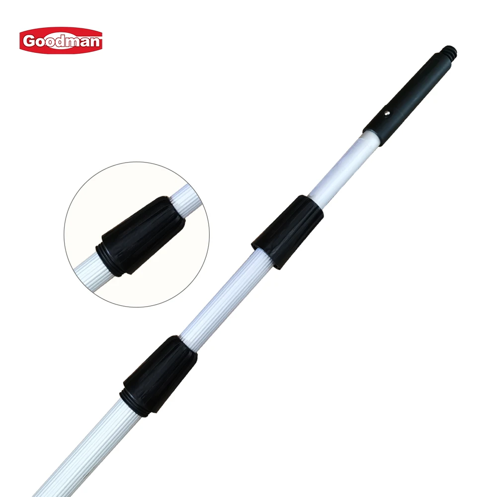 Professional janitor supplies high rise window cleaning tool aluminum telescopic pole supplier